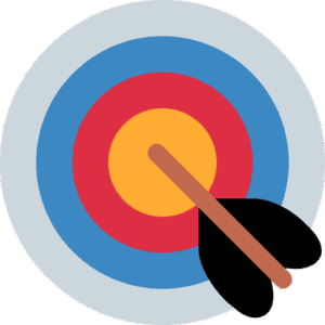 target emoji