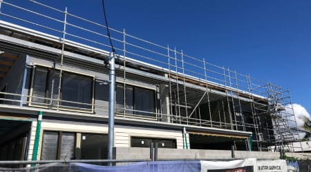 Duplex under construction