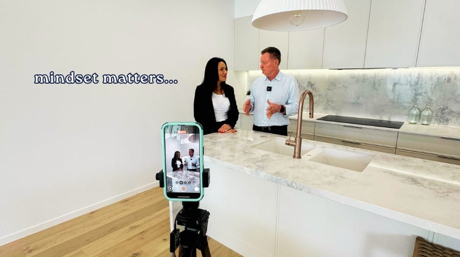 Bob and Hilary Recording a Video