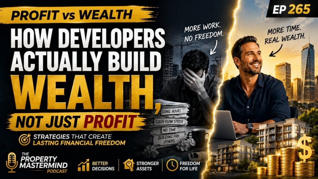How developers actually build wealth, not just profit - Property Mastermind Podcast Ep 265