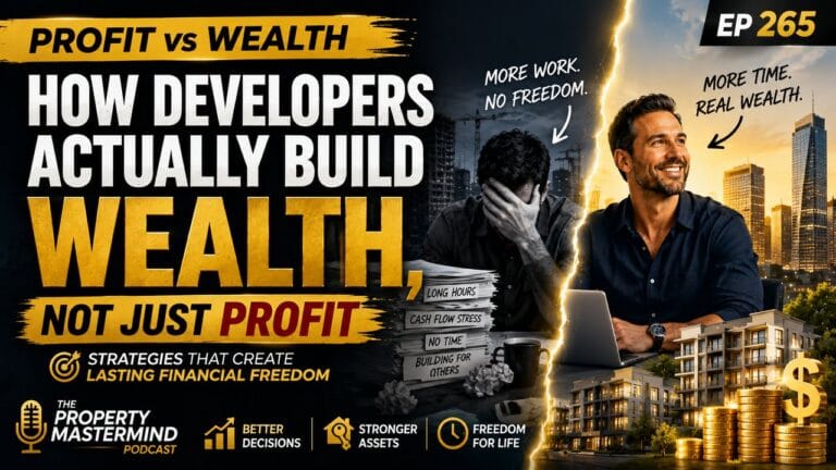 How developers actually build wealth, not just profit - Property Mastermind Podcast Ep 265