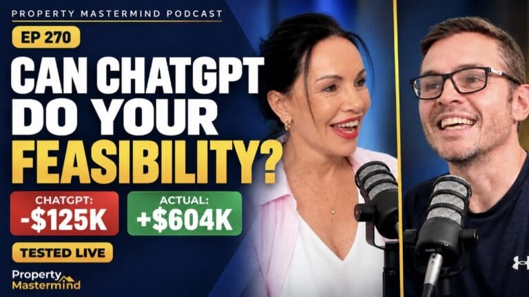 Can ChatGPT do your feasibility? Hilary Saxton and Aaron Ralph, Property Mastermind Podcast Ep 270