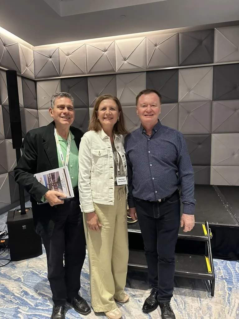 Past attendees with Bob Andersen at the workshop