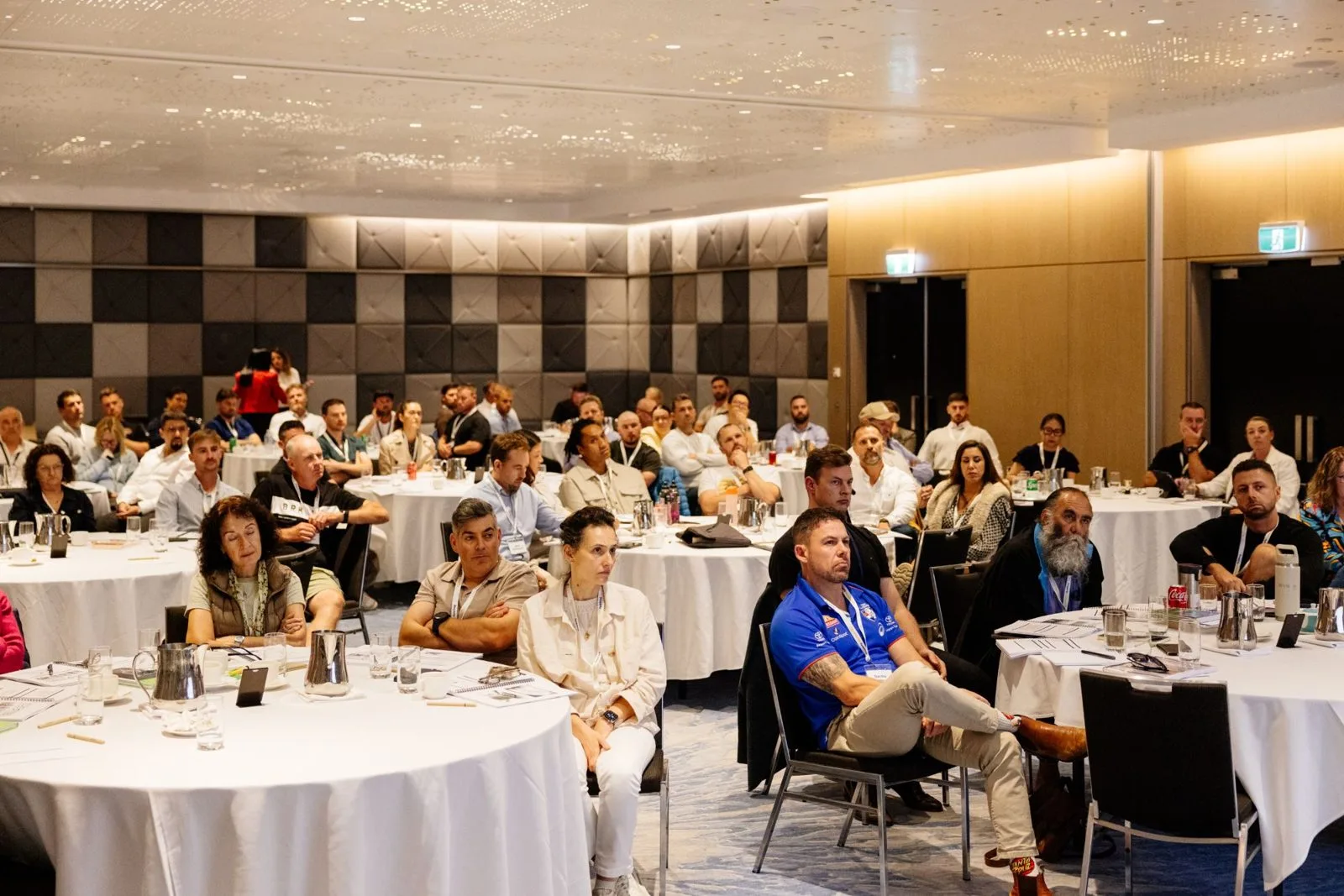 Attendees taking in a session at the workshop