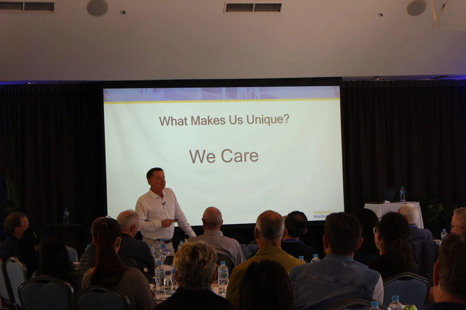 Bob Andersen presenting at a previous Property Mastermind workshop